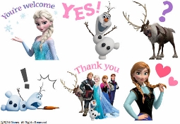 『アナと雪の女王』LINEスタンプ