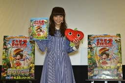 安田美沙子が『くもりときどきミートボール２』のＰＲに登場