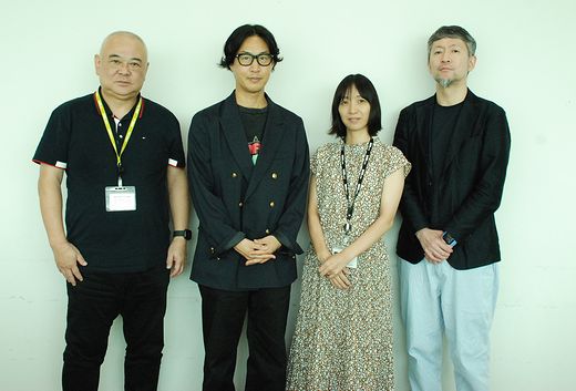 DMM FILMSが本格始動（左から林、青鹿、木之内、田中の各氏）.jpg
