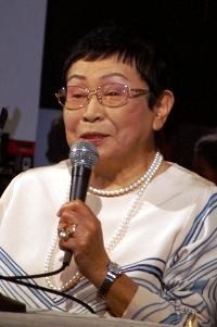 TBS開局60周年ドラマ「99年の愛」をPRした橋田壽賀子氏 橋田.JPG